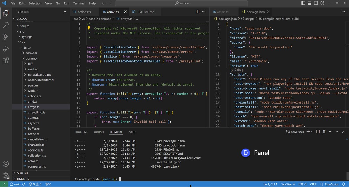 Interfaz VS Code